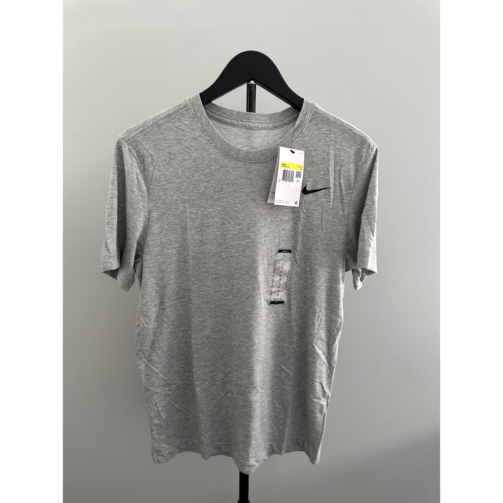 Nike Mens Dri-FIT Training T-Shirt Heathered Grey  Small NWT